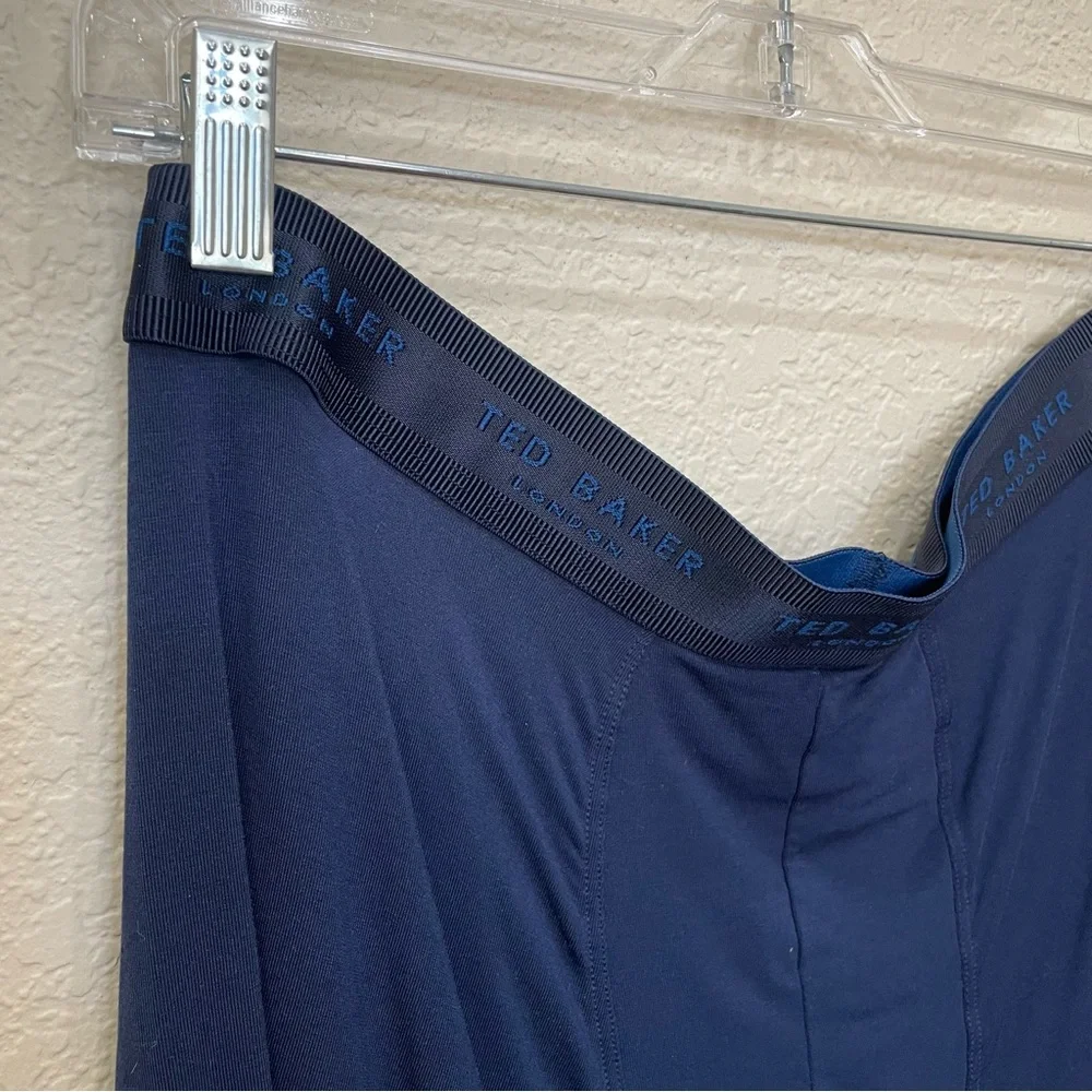NEW Ted Baker Men's Navy Blue Super Buttery Soft Modal Boxer Briefs XL